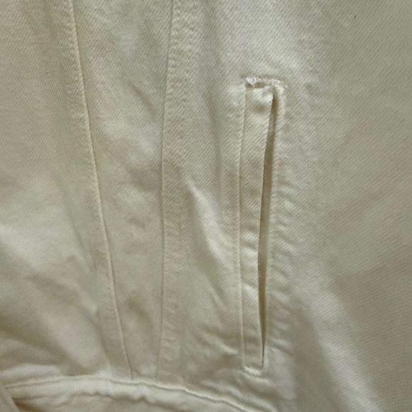 Levi's Men's White Denim Jacket Excellent Condition Size XXL Vintage Y2K Red Tab - Picture 7 of 15